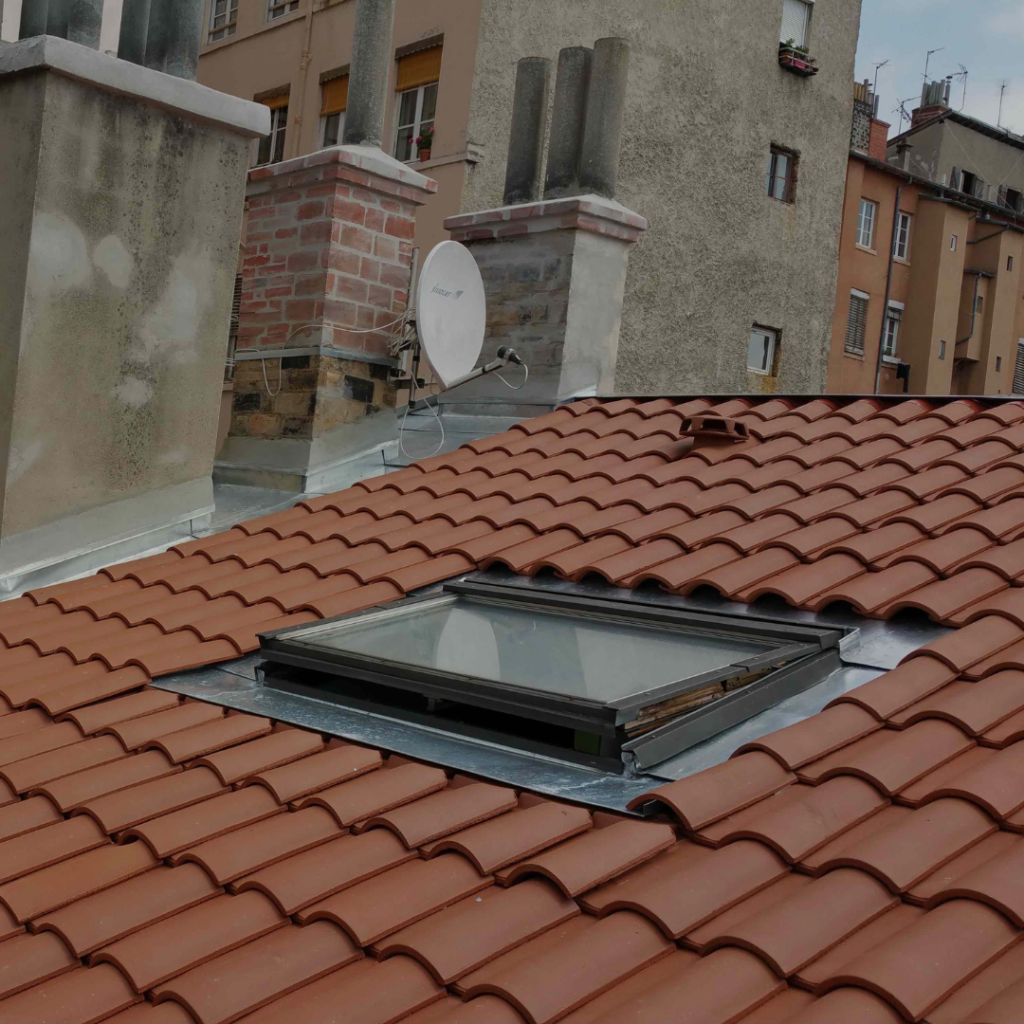 Installation de fenêtre de toit